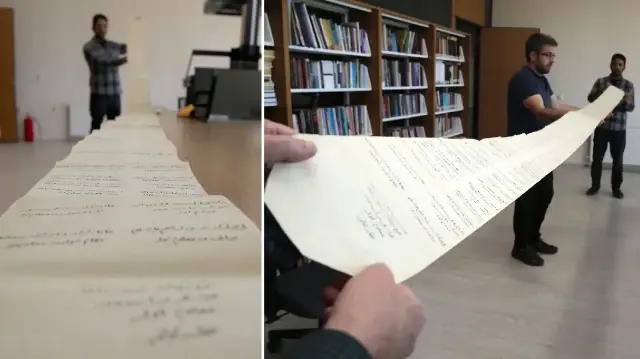 osmanlidan gunumuze ulasti ahilik kurallarini anlatiyor tam 45 metrelik futuvvetname tarihe isik tutacak HEvrgRHt