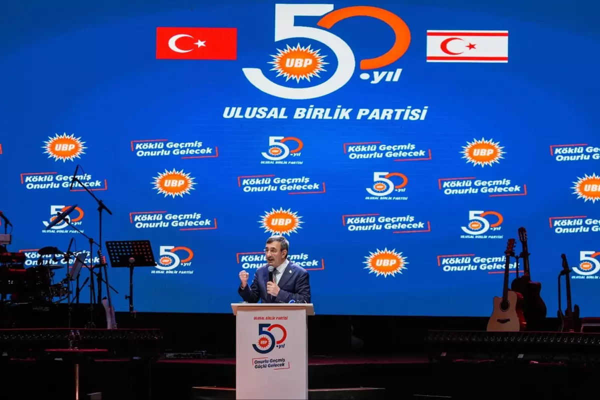 cumhurbaskani yardimcisi yilmaz ubpnin 50 kurulus yil donumunde konustu UDm3SjHe.jpg