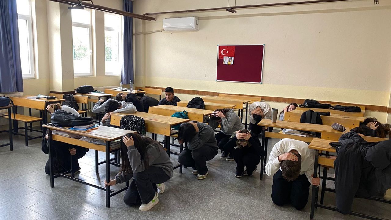 Datça’da deprem tatbikatı