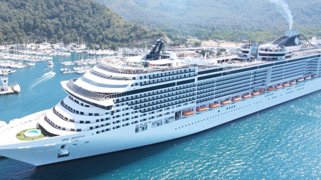 MSC Divina Kruvaziyeri ile Marmaris’e 3.280 Turist Ziyaret Gerçekleştirdi