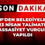CHP’den Belediyelere 23 Nisan İçin Özel Talimat: Duyarlılık Vurgusu