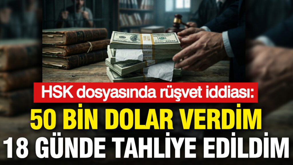 HSK Dosyasında Rüşvet Skandalı: 50 Bin Dolarla 18 Günde Tahliye Oldum